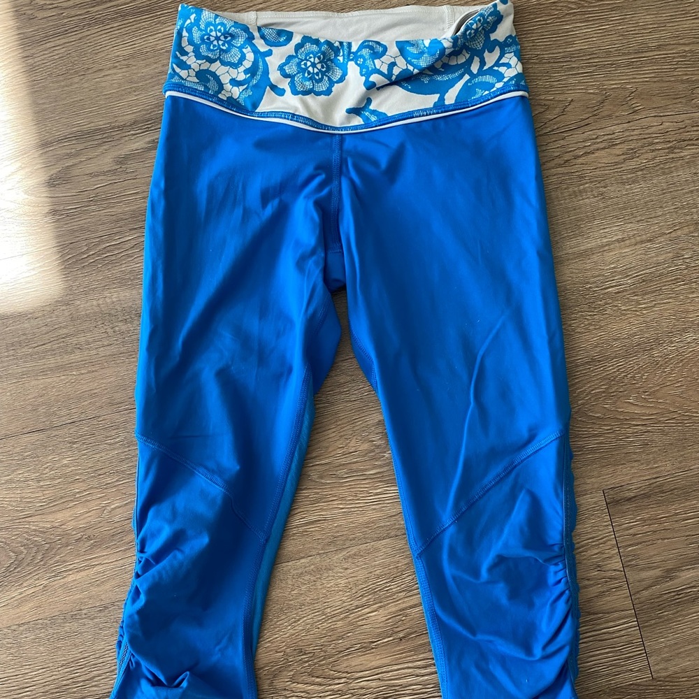 Lululemon Blue Crop Leggings 4